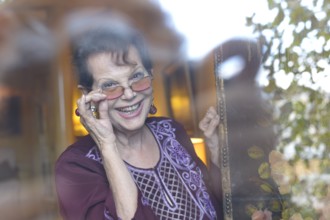 Claudia Cardinale chez elle à Paris