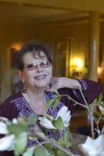 Claudia Cardinale chez elle à Paris