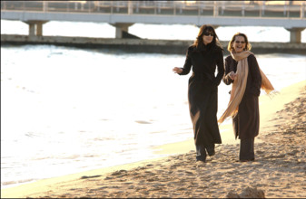 Claudia Cardinale et Monica Bellucci, Cannes, 2004