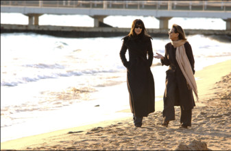 Claudia Cardinale et Monica Bellucci, Cannes, 2004