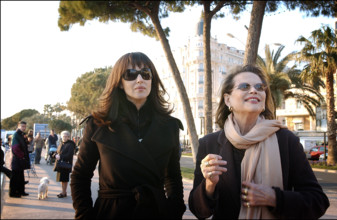 Claudia Cardinale et Monica Bellucci, Cannes, 2004