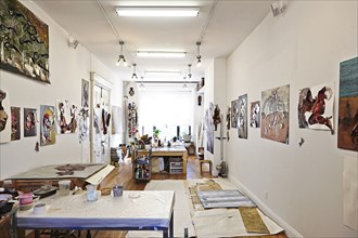 Wangechi Mutu's studio