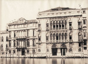 Palazzo Tiepolo and the Palazzo Pisani Moretta on the Grand Canal of Venice