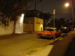 Abbot Kinney Blvd, nuit, Venice Beach, Los Angeles