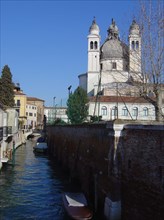Venise Salute Eglise de la Salute et rio de la Salute, façade arrière