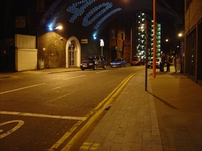 Londres, quartier de Southwark de nuit