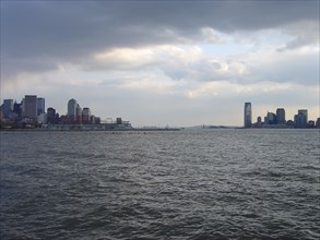 New-York (USA), Manhattan, bords de l'Hudson River, Financial district, World Trade Center site,