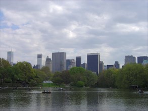 Le lac de Central Park à New-York