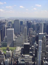 Vue depuis l'Empire State Building à New-York