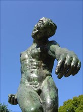 Sculpture de plein-air de Rodin au musée Rodin à Paris