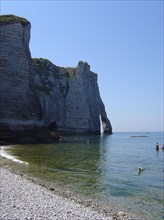 Plage et falaises d'Etretat
