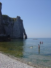 Plage et falaises d'Etretat