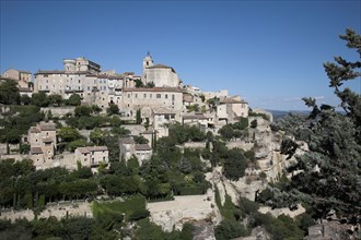 Provence478 Provence, Luberon, village de Gordes, été