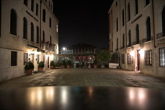 Venise 2008-2009. Nuit, Santa Sofia Traghetto, Palazzo Foscari, Ca' Sagredo
