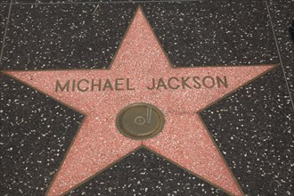 Hollywood Boulevard, Walk of Fame, stars / étoiles : Michael Jackson (1958-2009)