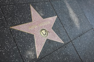 Hollywood Boulevard, Walk of Fame, stars / étoiles : Anna Magnani