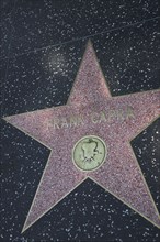 Hollywood Boulevard, Walk of Fame, stars / étoiles : Frank Capra