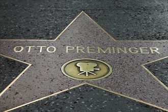 Hollywood Boulevard, Walk of Fame, stars / étoiles : Otto Preminger