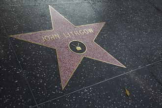 Hollywood Boulevard, Walk of Fame, stars / étoiles : John Lithgow