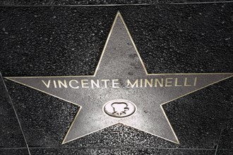 Hollywood Boulevard, Walk of Fame, stars / étoiles : Vincente Minnelli