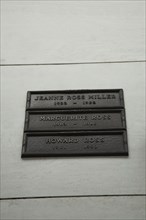 Westwood Cemetery : Howard Ross 1901-1990 et Marguerite Ross 1903-1986