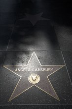 Hollywood Boulevard, Walk of Fame, stars / étoiles : Angela Lansbury