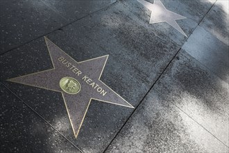 Hollywood Boulevard, Walk of Fame, stars / étoiles : Buster Keaton