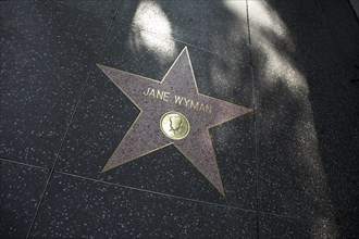 Hollywood Boulevard, Walk of Fame, stars / étoiles : Jane Wyman