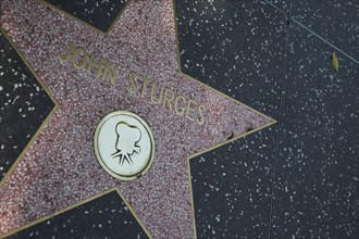 Hollywood Boulevard, Walk of Fame, stars / étoiles : John Sturges