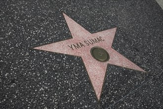 Hollywood Boulevard, Walk of Fame, stars / étoiles : Yma Sumac