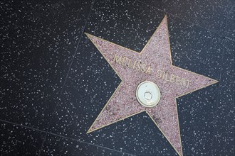 Hollywood Boulevard, Walk of Fame, stars / étoiles : Melissa Gilbert