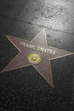 Hollywood Boulevard, Walk of Fame, stars / étoiles : Frank Sinatra
