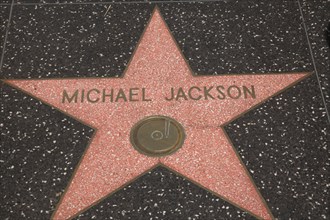 Hollywood Boulevard, Walk of Fame, stars / étoiles : Michael Jackson (1958-2009)