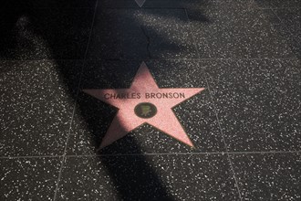 Hollywood Boulevard, Walk of Fame, stars / étoiles : Charles Bronson