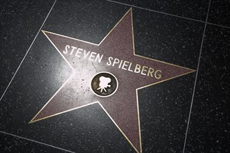 Hollywood Boulevard, Walk of Fame, stars / étoiles : Steven Spielberg