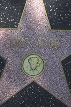 Hollywood Boulevard, Walk of Fame, stars / étoiles : King Vidor