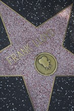 Hollywood Boulevard, Walk of Fame, stars / étoiles : Frank Lloyd