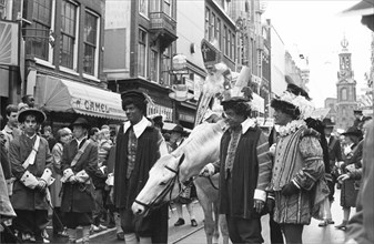 Saint-Nicolas défilant à Amsterdam