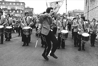 Marche orangiste à Belfast