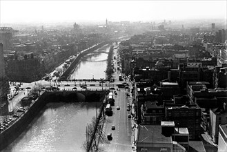 Panorama de la ville de Dublin, Irlande