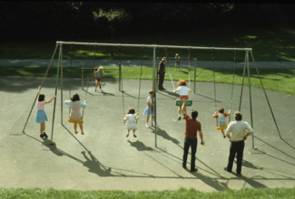 Aire de jeux de Phoenix Park à Dublin, Irlande.
1985