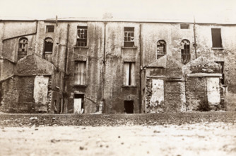Wrecked houses, Sussex Street, Dublin