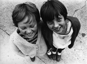 Two girls, Eccles Street, Dublin