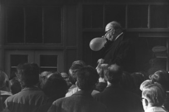 Hector Grey selling at street market, Liffey Street, Dublin