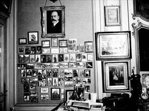 Interior view of the appartement of Prince George of Greece and Marie Bonaparte