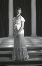 Madame Errazuriz wearing a dress designed by Lelong