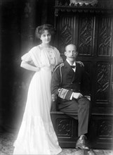 Georges Ier de Grèce et son épouse Marie Bonaparte