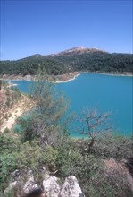 Retenue d'eau de Bimont, près d'Aix-en-Provence