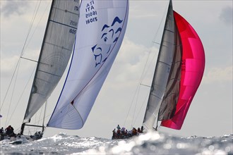 Artémis et Cuordileone pendant les voiles de St Tropez