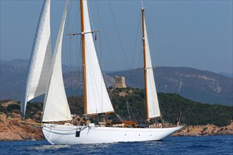 Ketch Milena, Corse du sud